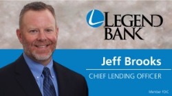 Jeff Brooks, Chief Lending Officer
Photo and Legend Bank logo