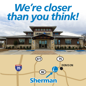 Sherman branch is closer than you think!