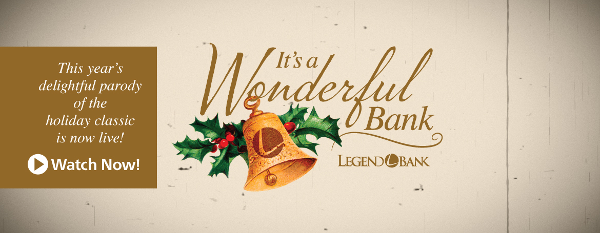 It's a wonderful bank, this year's delightful parody of the holiday classic is now live